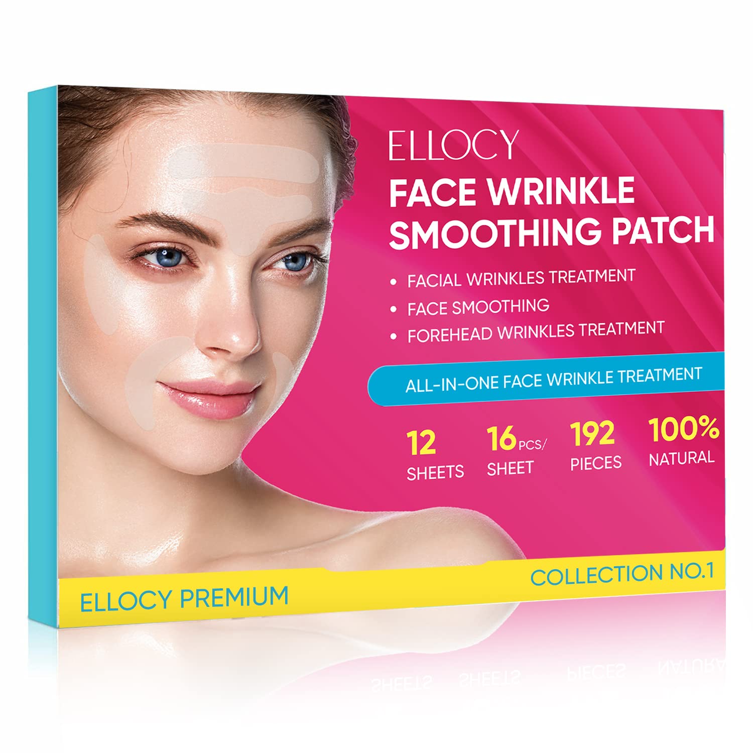 Ellocy Face and Wrinkle Patches,192PCs Face Tape for Wrinkles Forehead Wrinkle Patches Face Patches for Wrinkles Anti Wrinkle Patches Facial Patches Visit the Ellocy Store - Image 7